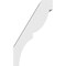Ekena Millwork 3-in. W x 6-in. D x 10-in. H Valencia Architectural Grade PVC Knee Brace BRCP03X06X10VAL - alternate 6